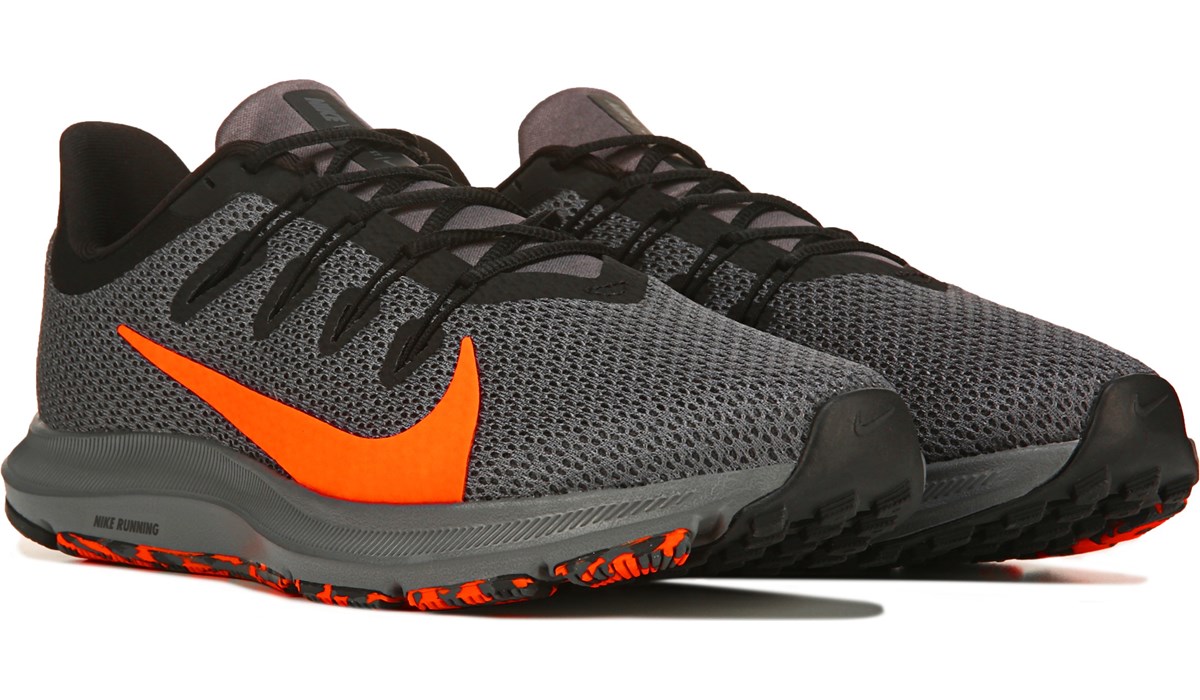 grey nike running shoes mens