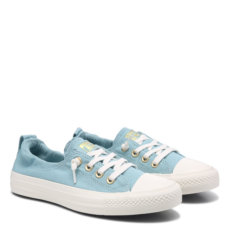 Converse Women's Chuck Taylor Shoreline Knit Slip On Sneakers (Vernal Pool/Egret) - Size 7.0 M