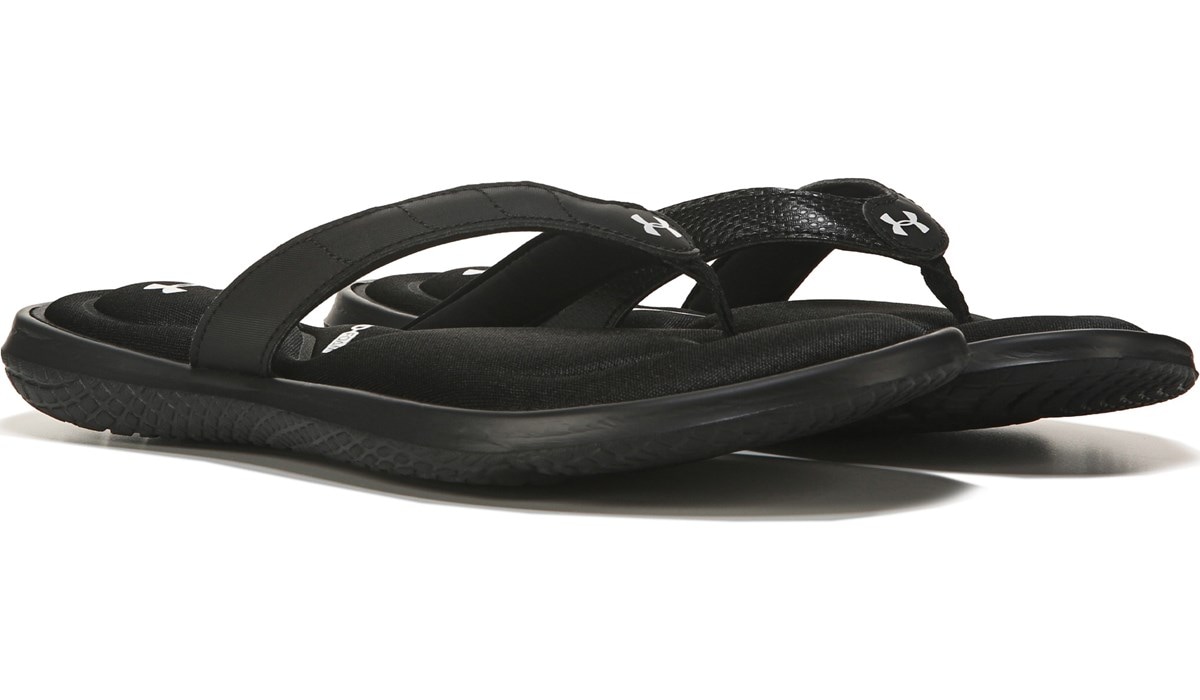 under armor memory foam flip flops