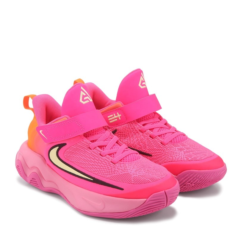 Nike Kids' Giannis Immortality 4 Basketball Shoe Little Kid Shoes (Hyper Pink/Yellow) - Size 13.5 M