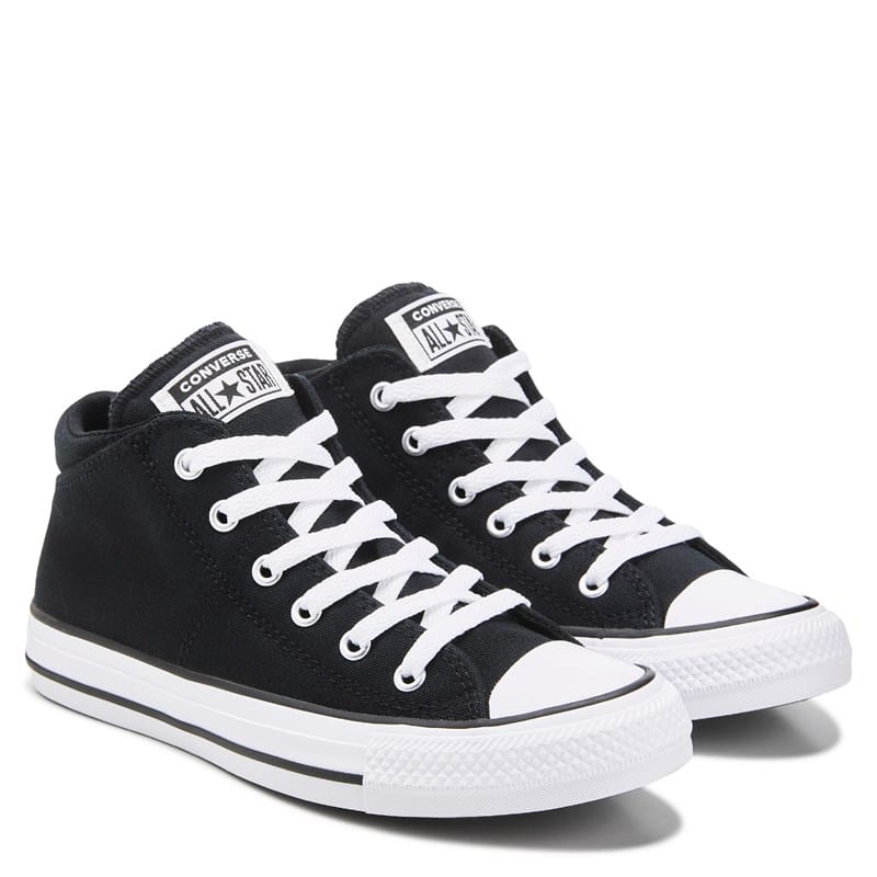 Converse Kids' Chuck Taylor All Star Madison Mid Sneaker Big Kid Shoes (Black) - Size 4.0 M