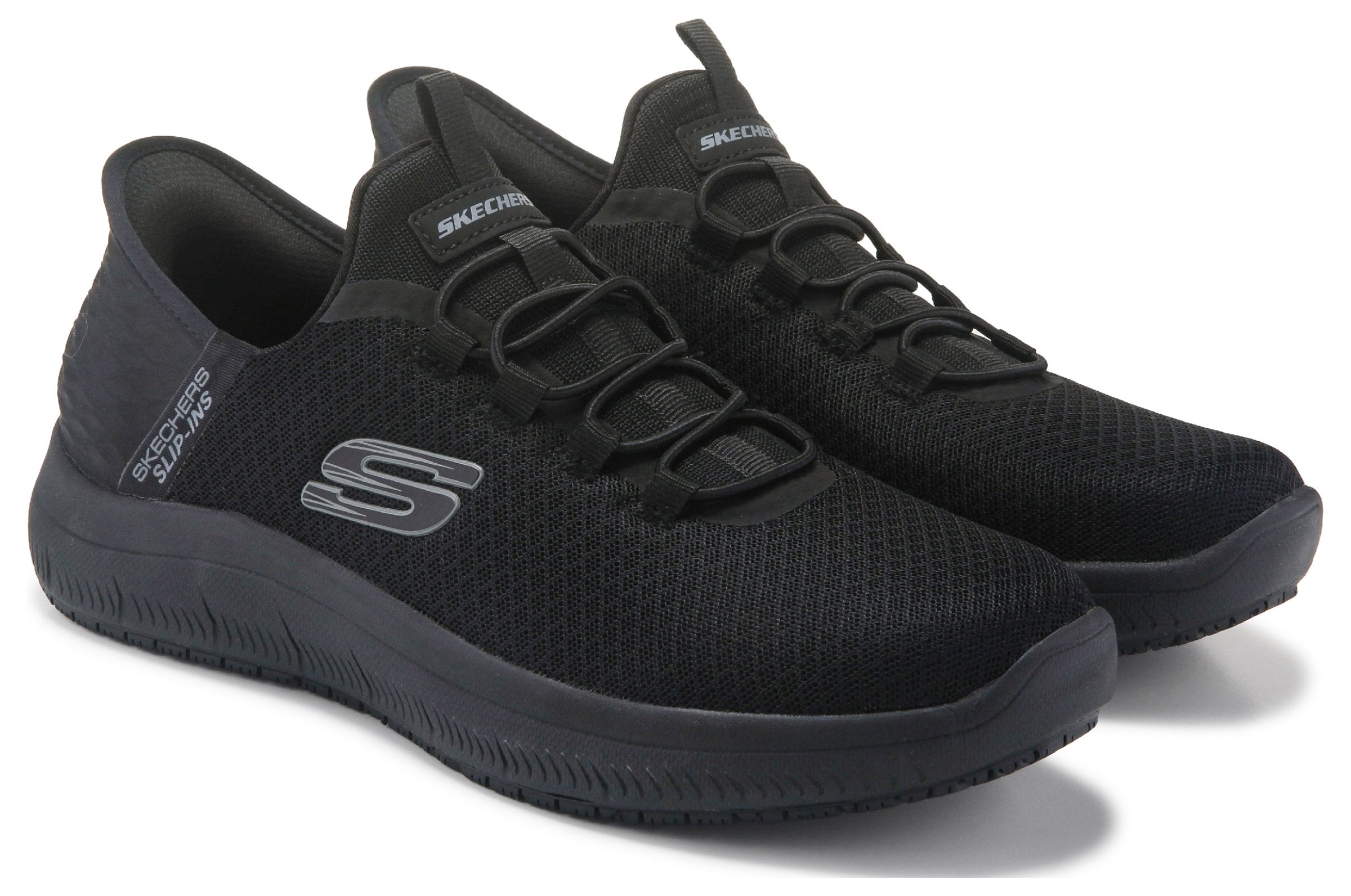 Skechers Work Men s Slip ins Summits Wide Slip Resistant Sneaker Famous Footwear