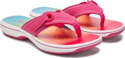 Women's Breeze Reyna Cloudsteppers Flip Flop Sandal - Bright Pink Ombre