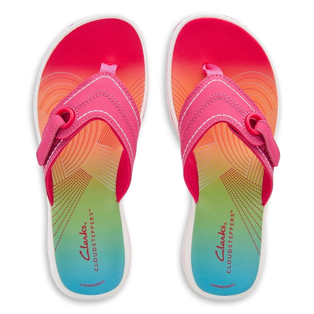 Clarks Women's Breeze Reyna Cloudsteppers Flip Flop Sandal
