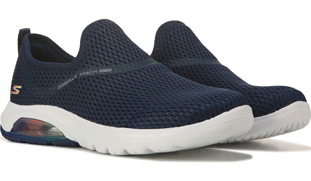 navy slip on tennis shoes