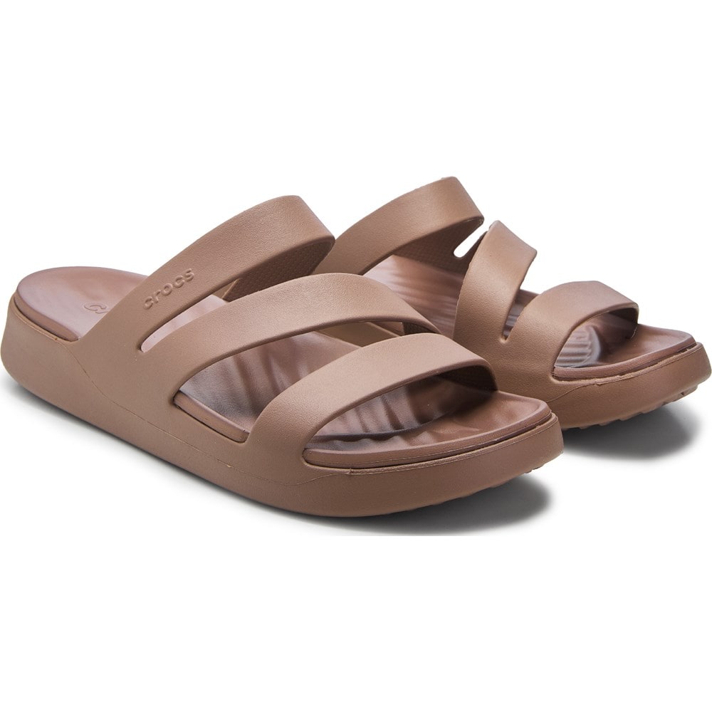 Crocs Women's Getaway Strappy Slide Sandal Famous Footwear