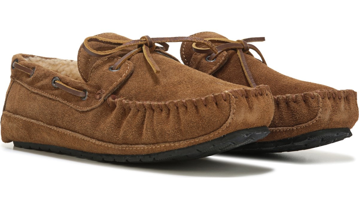 minnetonka moccasins mens slippers