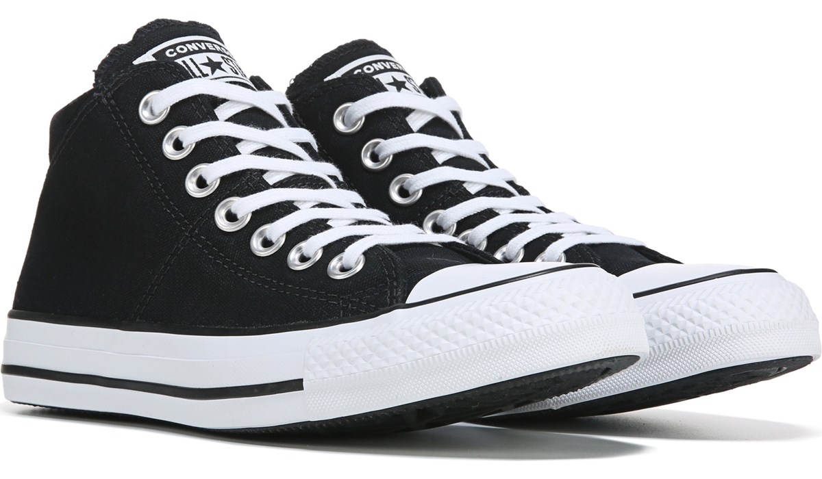 Converse chuck taylor all star madison mid top sneaker womens Converse Women S Chuck Taylor All Star Madison High Top Sneaker Black Sneakers And Athletic Shoes Famous Footwear