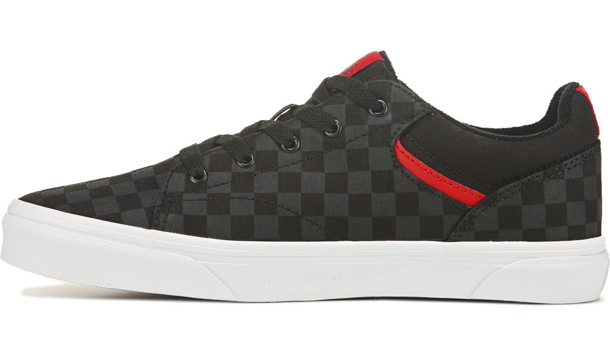 Vans Kids' Seldan Low Top Sneaker Little/Big Kid Grey, Sneakers and