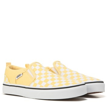 yellow checkered vans kids