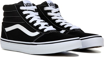 girls black high top sneakers