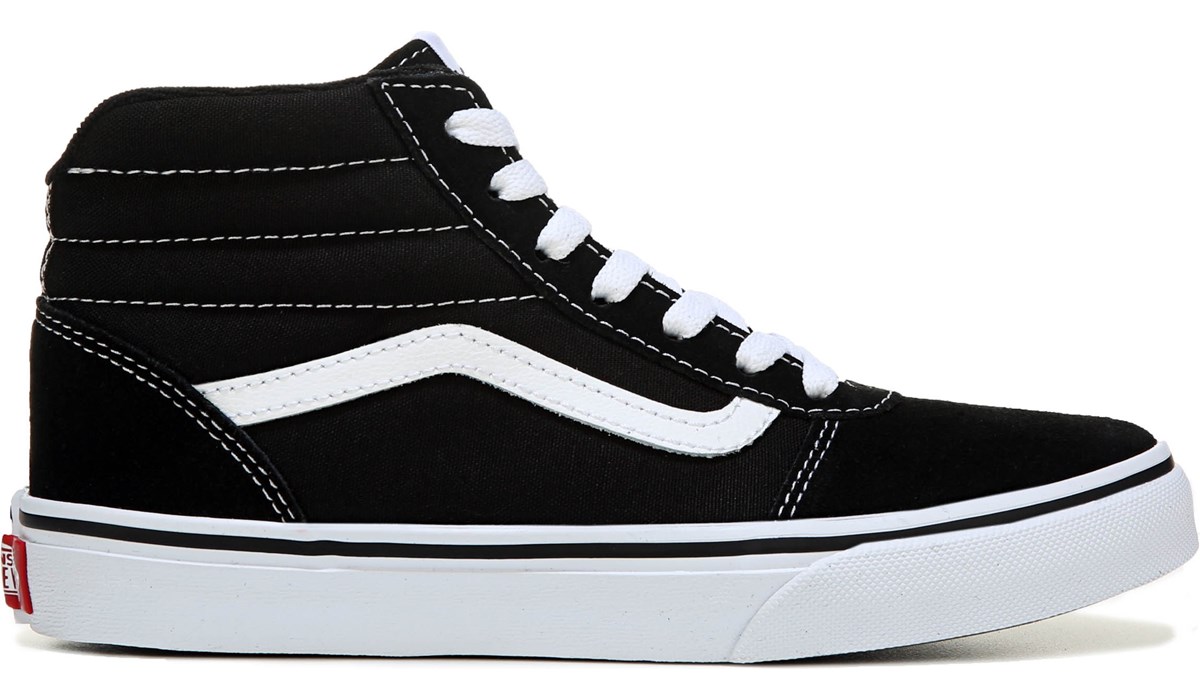 white high top vans junior