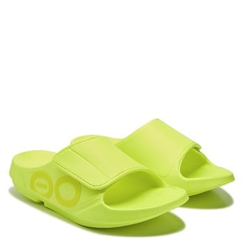 OOFOS Men's OOAHH Sport Flex Adjustable Slide Sandal | Famous Footwear
