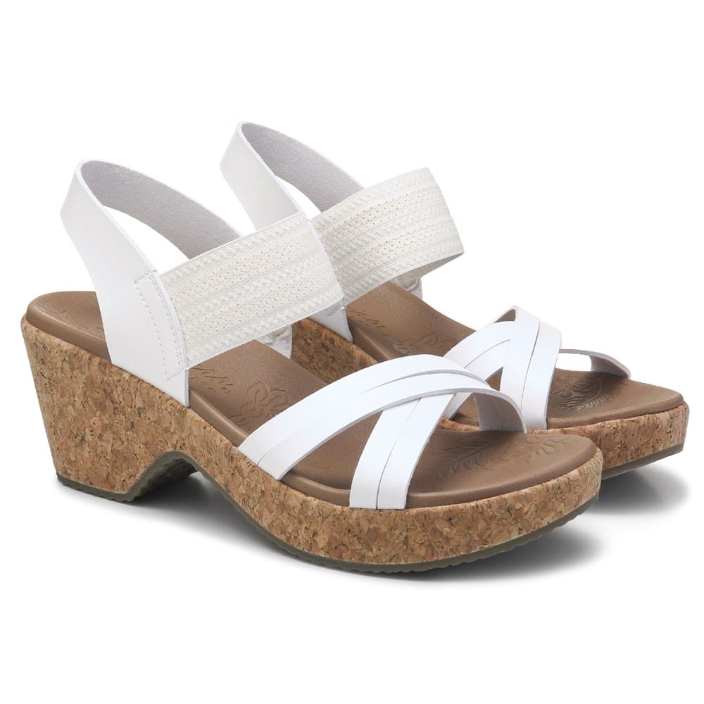 skechers sandals wedge heel