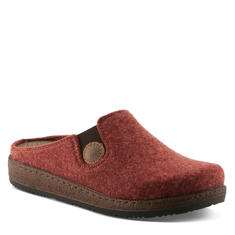 Flexus Women's Cozily Slipper Shoes (Rust) - Size 42.0 M