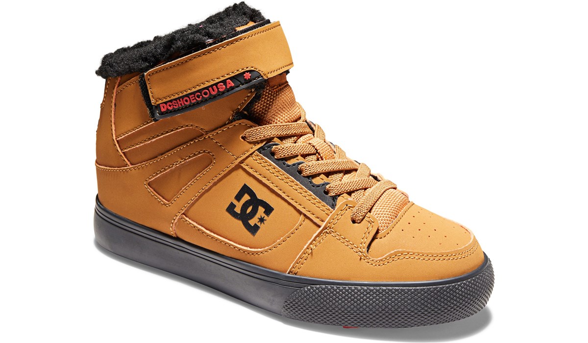 DC Shoes Kids' Pure High Top WNT Skate Shoe | Famous Footwear