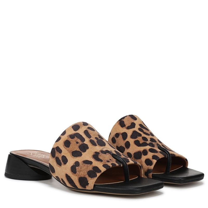 Franco Sarto Women's Loran Sandals (Leopard Print Suede) - Size 8.5 M