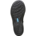 Women's Deluxe Medium/Wide Peep Toe Wedge Sandal - Bottom