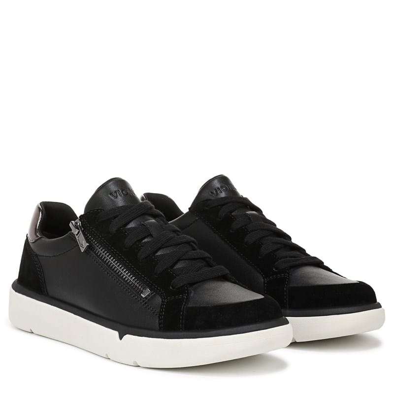 Vionic Women's City Walk Axs Sneakers (Black Leather) - Size 7.5 M