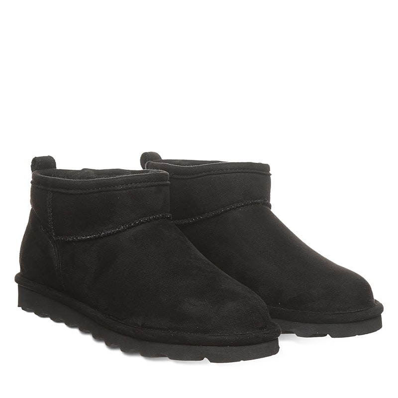 Bearpaw Women's Shorty Vegan Water Resistant Winter Boots (Black II) - Size 12.0 M