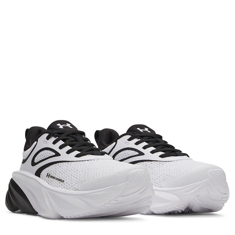 Under Armour Kids' Rogue 6 Al Running Shoe Little Kid Shoes (White / Black / Black) - Size 1.0 M