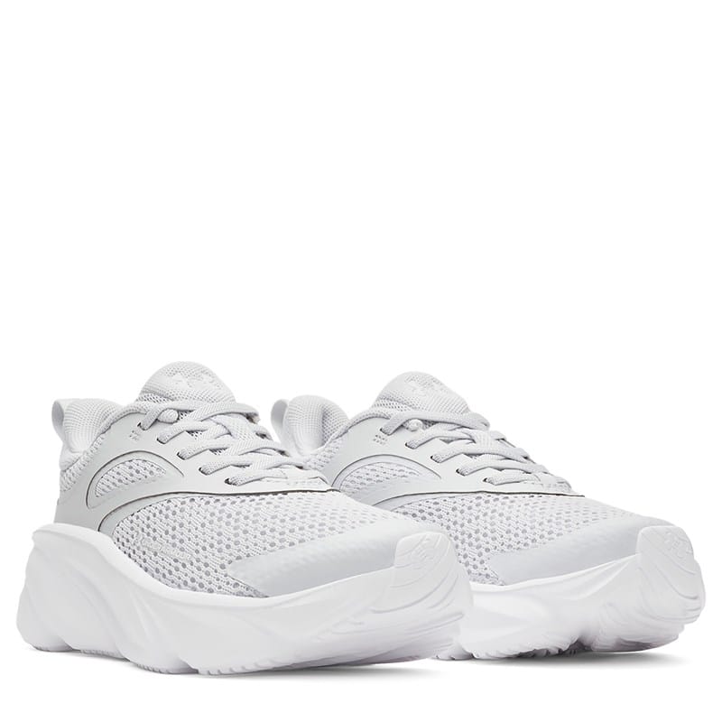 Under Armour Kids' Rogue 6 Al Running Shoe Little Kid Shoes (Gray / Gray / White) - Size 2.0 M