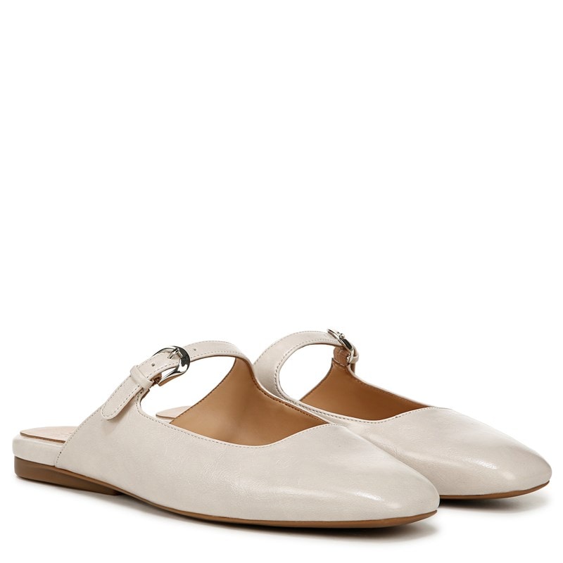 Naturalizer Women's Apple Mary Jane Mule Shoes (Porcelain Faux Leather) - Size 8.0 M