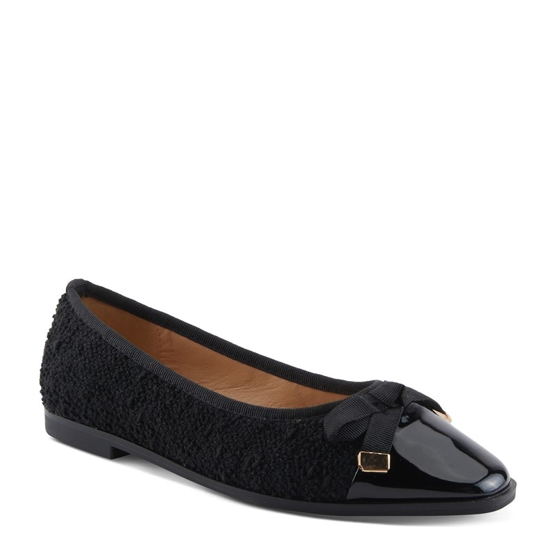 Patrizia Women's Ainosa Ballet Flat Shoes (BLACK) - Size 38.0 M