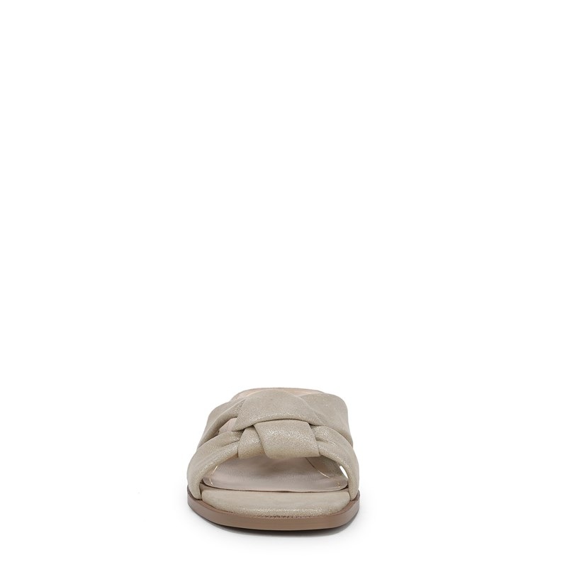 Vionic Women's Mabel Slide Sandals (Gold Leather) - Size 10.0 M