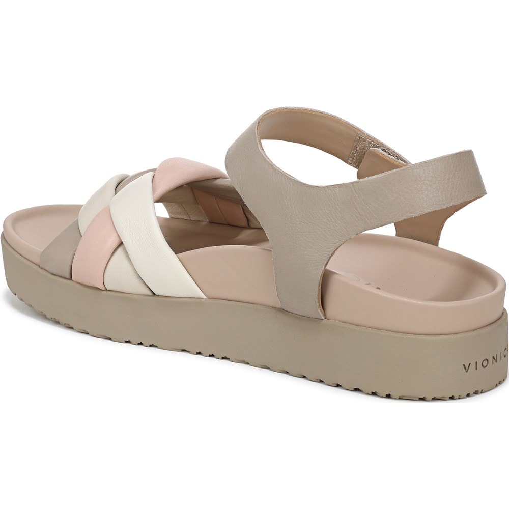 (取寄) バイオニック レディース ローズ ストラップ サンダル VIONIC women Rosa Strappy Sandals Cobblestone Multi Leather Vionic Women's Rosa Strappy Sandal | Famous Footwear