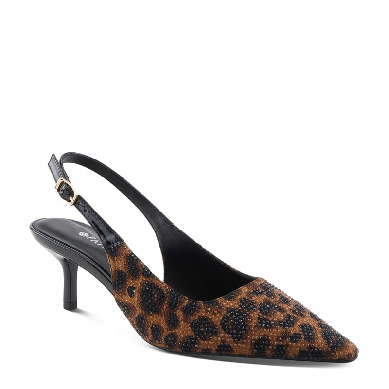 Patrizia Women's Engres Slingback Pump Shoes (Brown/Multi) - Size 39.0 M