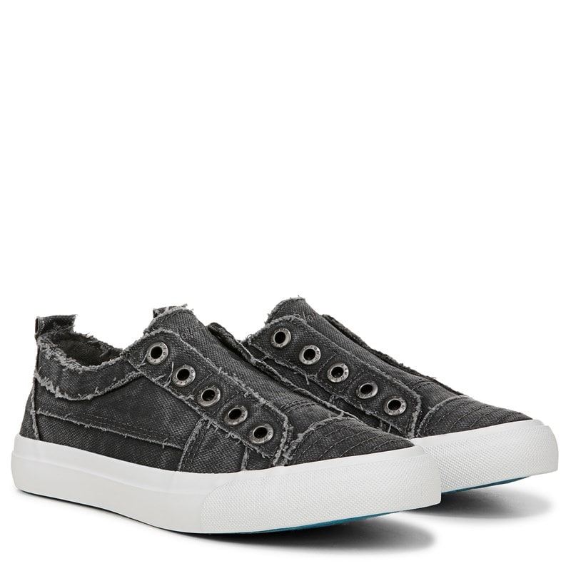 Blowfish Malibu Women's Play Slip On Sneakers (Graphite Canvas) - Size 11.0 M