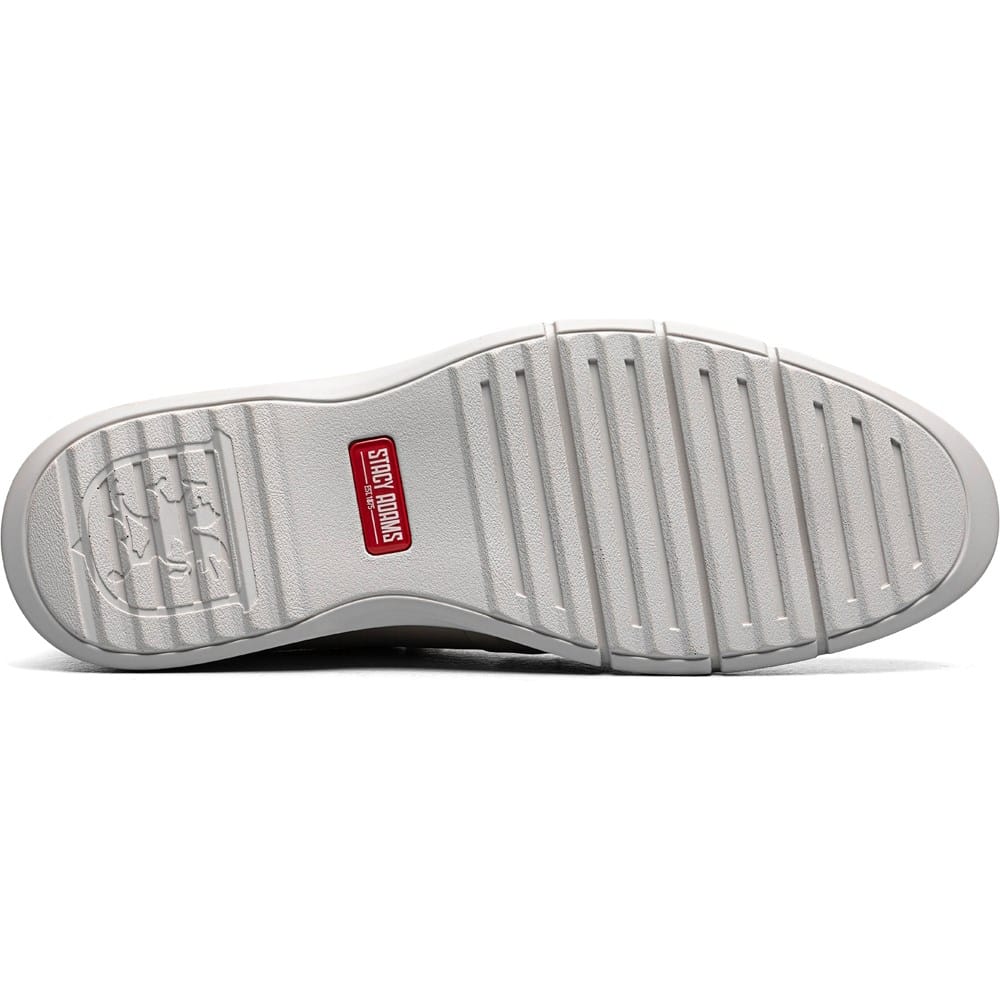 Stacy Adams Men's Sebert Plain Toe Elastic Lace Oxford | Famous