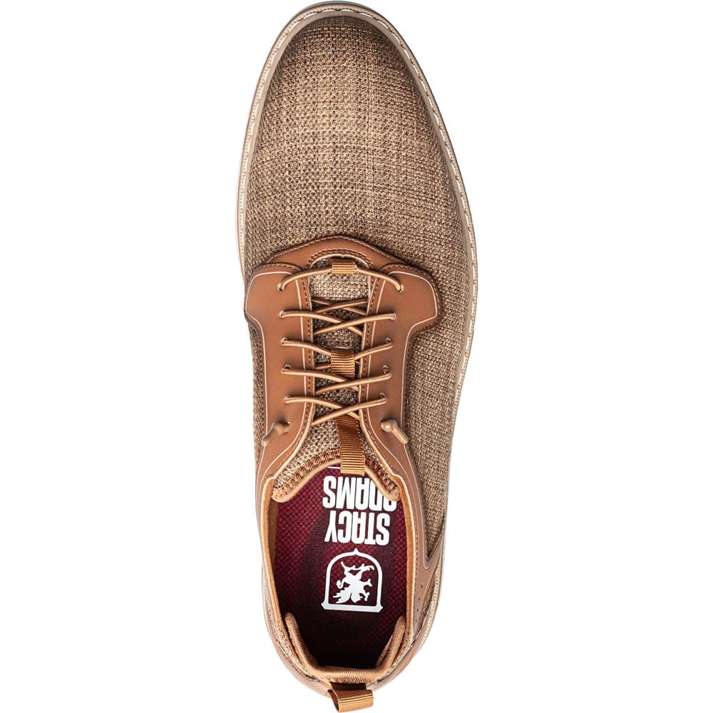 Stacy Adams Men's Sebert Plain Toe Elastic Lace Oxford | Famous