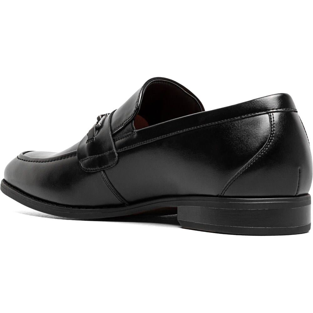 Stacy Adams Black Jacquard Size 13 Norwood Moc Toe Bit Slip On Loafers 25732-001.jpg main image 4
