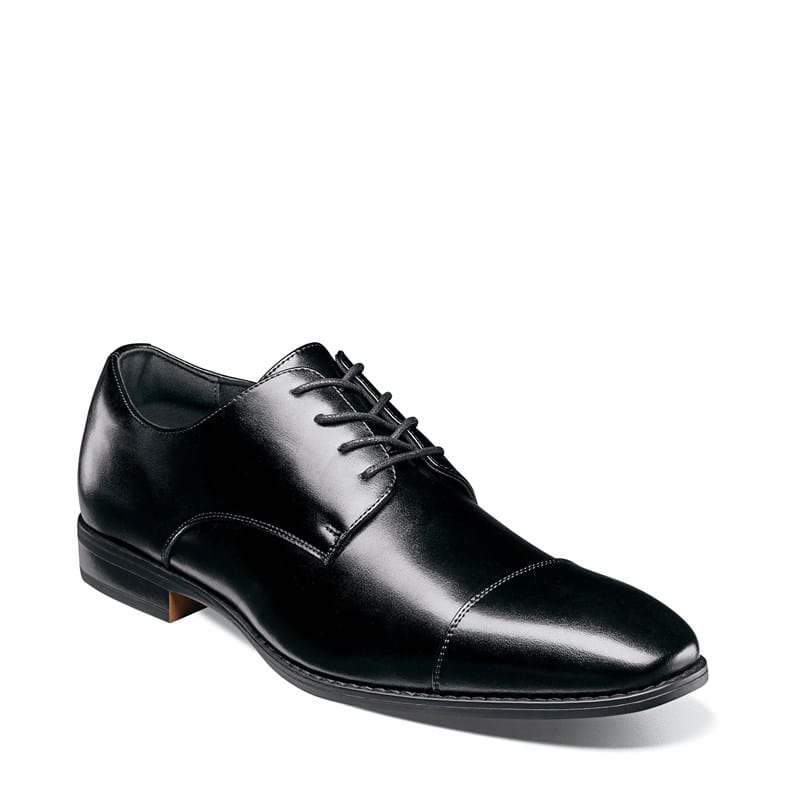 Stacy Adams Men's Nelson Cap Toe Oxford Shoes (Black) - Size 14.0 W