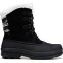Black/White Suede