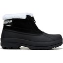Black/White Suede