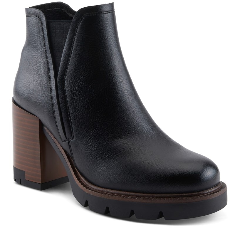 Patrizia Women's Walkoff Chelsea Block Heel Booties (Black) - Size 42.0 M
