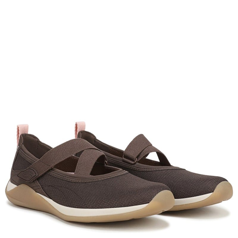 Ryka Women's Era Mary Jane Shoes (Fudge Brown Mesh) - Size 12.0 M
