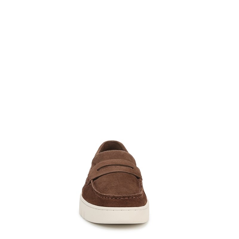 Vionic Men's M Uptown Loafers (Coffee Waxed Suede) - Size 7.5 M