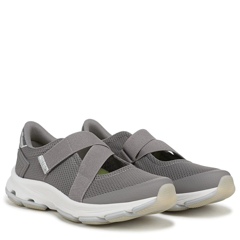 Ryka Women's Devotion Mary Jane Walking Sneakers (Sky Grey Mesh) - Size 6.0 M