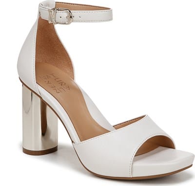 Women's Malia Dress Sandal - Warm White Faux Leather