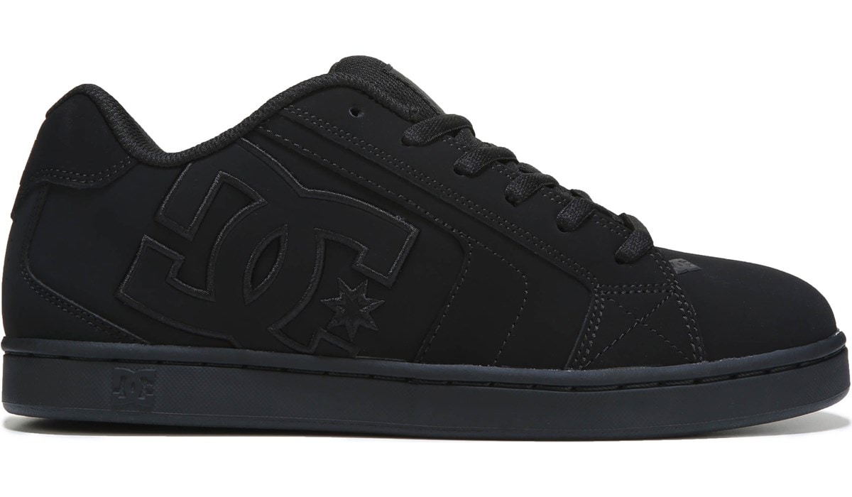 all black dc shoes