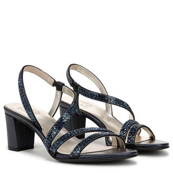 naturalizer vanessa leather crystal strappy dress sandals Naturalizer Vanessa3 - Silver Satin