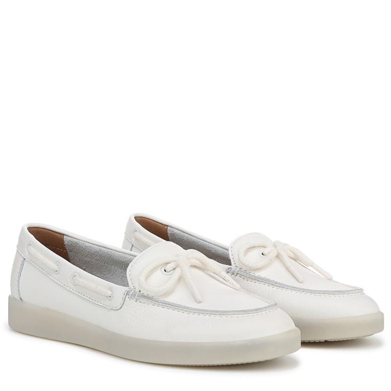 Naturalizer Women's Keel Boat Shoes (Warm White Leather) - Size 12.0 W