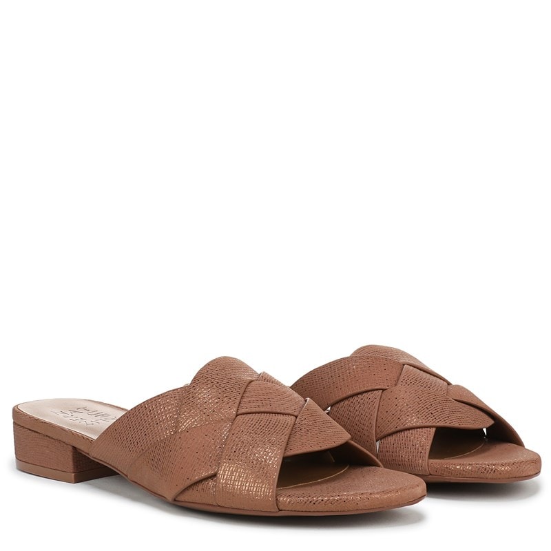 Naturalizer Women's Morena 2 Sandals (English Tea Brown Leather) - Size 10.0 M