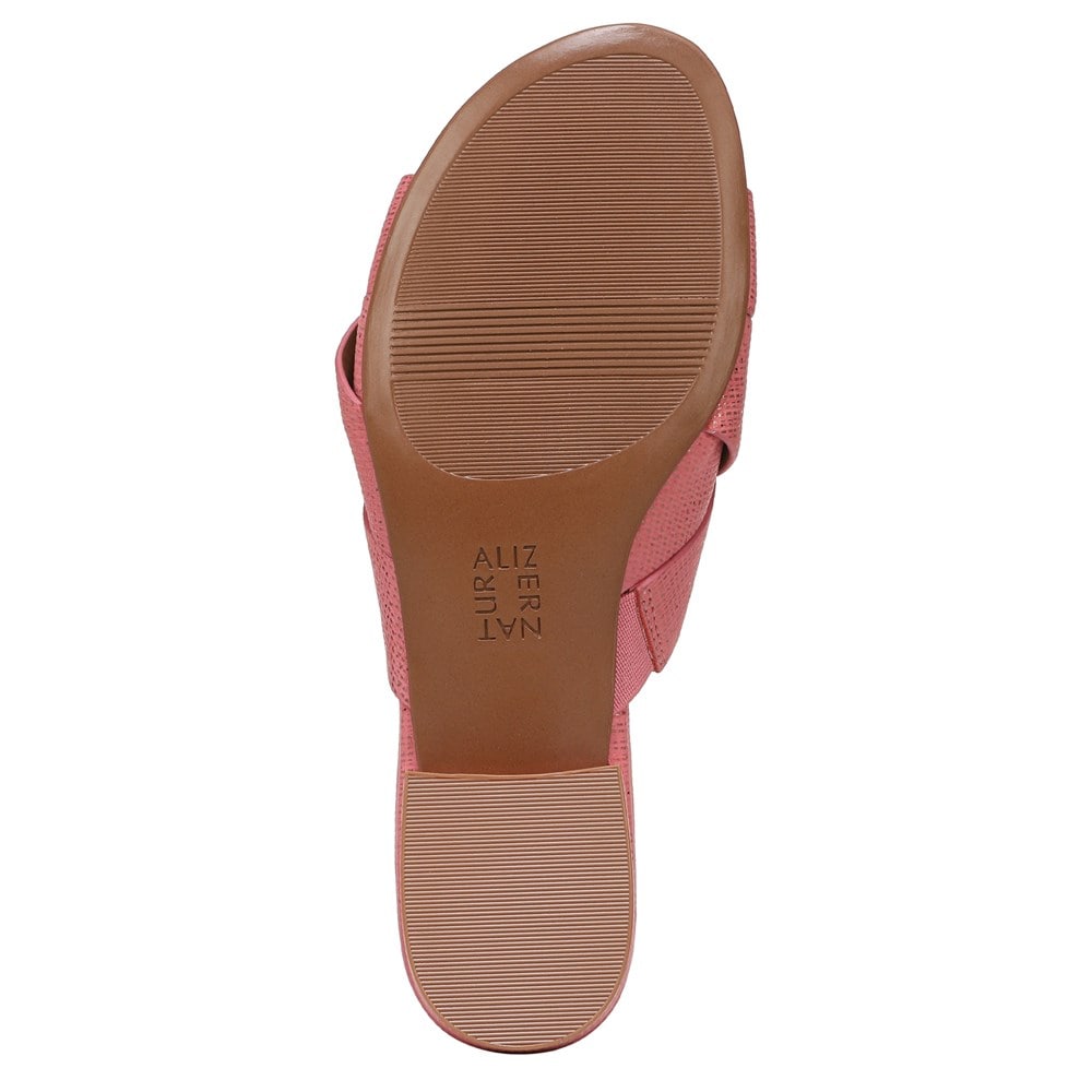 (取寄) ナチュラライザー レディース  Naturalizer women Morena2 Sunset Coral Pink Leather Naturalizer Women's Morena 2 Sandal | Famous Footwear