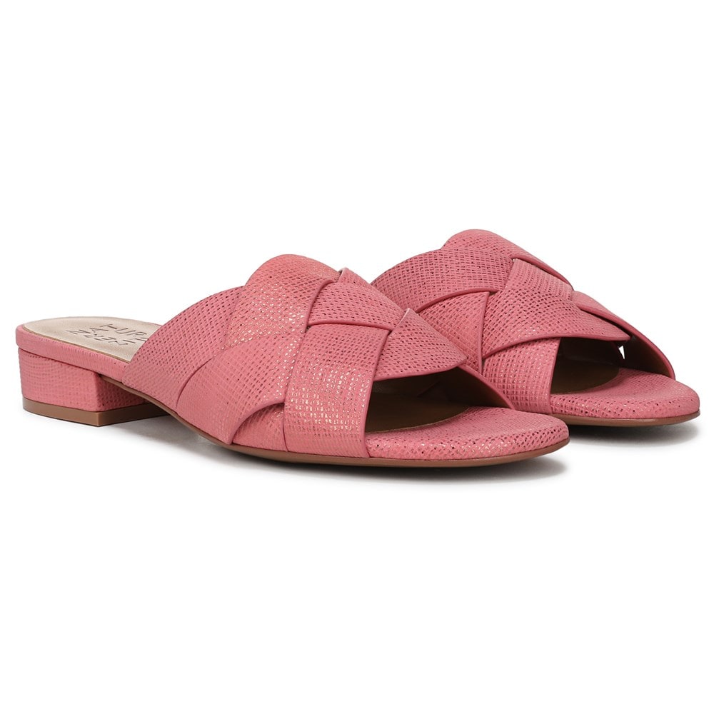 (取寄) ナチュラライザー レディース  Naturalizer women Morena2 Sunset Coral Pink Leather Naturalizer Women's Morena 2 Sandal | Famous Footwear