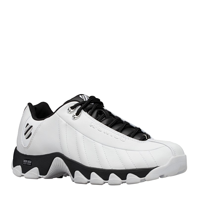 K-Swiss Men's St329 Cmf Memory Foam Training Shoes (White/Black) - Size 10.0 M